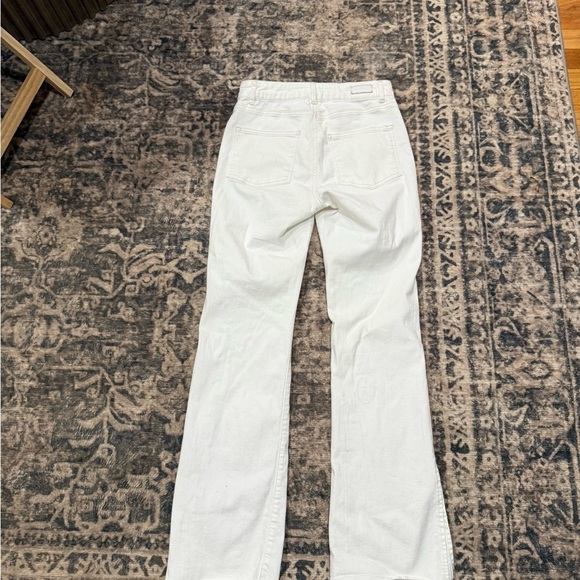 Lola Jeans High-Rise Flare Jeans in White size 28 - Picture 7 of 8